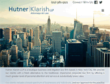Tablet Screenshot of hutnerklarish.com